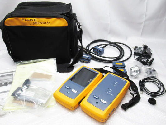 Fluke Networks DSX-8000 CAT8 Cable Analyzer Versiv2 with Dedicated Bag, and Numerous Other Accessories.